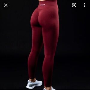 Alphalete Amplify Legging Bordeaux Burgundy Red Size Medium